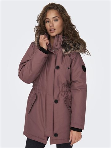 ONLY IRIS PARKA JAKKE ROSE BROWN - 15304625